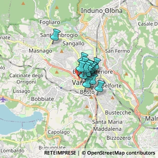 Mappa 21100 Varese VA, Italia (0.66)