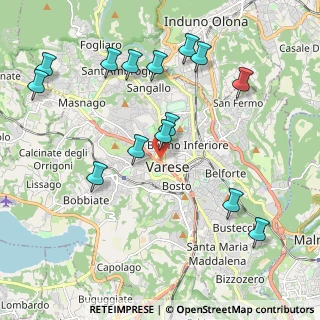 Mappa 21100 Varese VA, Italia (2.24286)