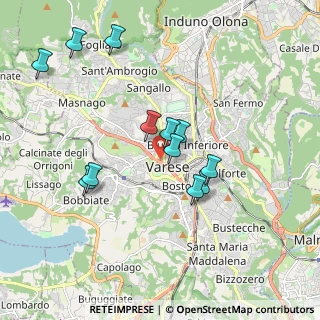 Mappa 21100 Varese VA, Italia (1.75083)