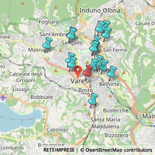 Mappa 21100 Varese VA, Italia (1.57235)