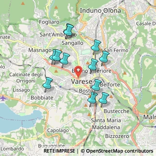 Mappa 21100 Varese VA, Italia (1.59667)