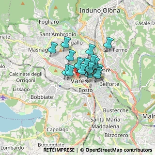 Mappa 21100 Varese VA, Italia (0.85526)