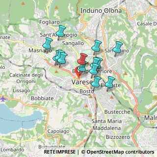 Mappa 21100 Varese VA, Italia (1.30643)