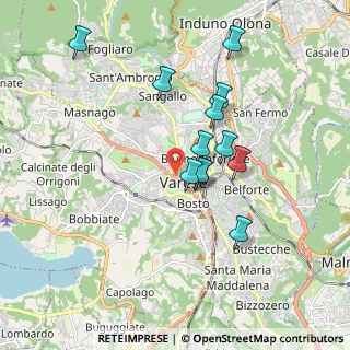 Mappa 21100 Varese VA, Italia (1.58)