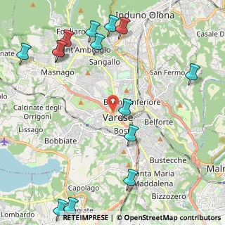Mappa 21100 Varese VA, Italia (2.87857)