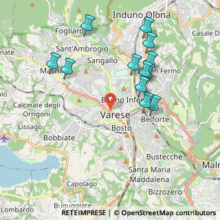 Mappa 21100 Varese VA, Italia (2.0225)