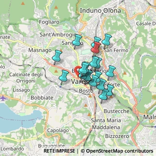 Mappa 21100 Varese VA, Italia (1.092)