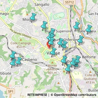 Mappa Via Luigi Sacco, 21100 Varese VA, Italia (1.0285)