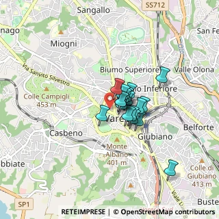 Mappa 21100 Varese VA, Italia (0.48056)