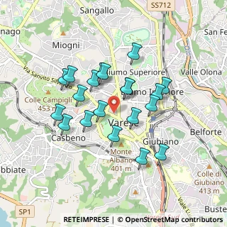 Mappa 21100 Varese VA, Italia (0.765)