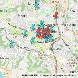 Mappa 21100 Varese VA, Italia (0.6835)