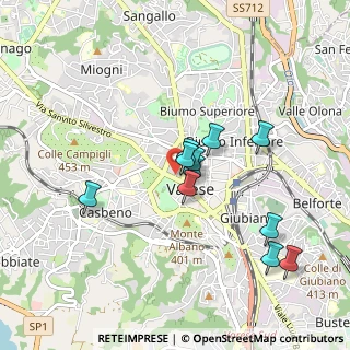 Mappa 21100 Varese VA, Italia (0.77455)