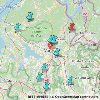 Mappa 21100 Varese VA, Italia (8.55)