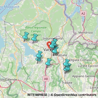 Mappa 21100 Varese VA, Italia (5.55615)