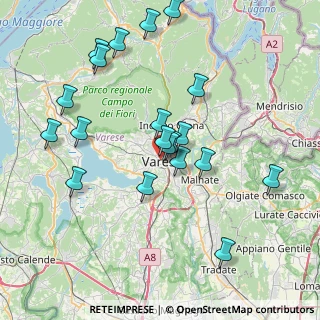 Mappa 21100 Varese VA, Italia (7.739)