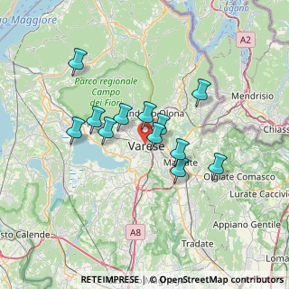 Mappa 21100 Varese VA, Italia (5.53417)