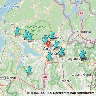 Mappa 21100 Varese VA, Italia (7.74077)