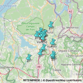 Mappa 21100 Varese VA, Italia (4.30929)