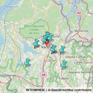 Mappa 21100 Varese VA, Italia (4.54818)