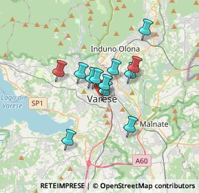 Mappa 21100 Varese VA, Italia (2.39833)