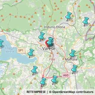 Mappa 21100 Varese VA, Italia (4.56615)