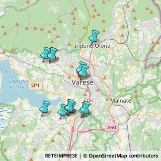 Mappa 21100 Varese VA, Italia (3.55769)
