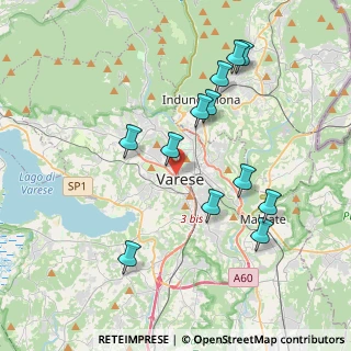 Mappa 21100 Varese VA, Italia (3.82583)