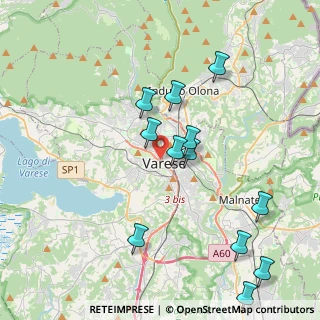 Mappa 21100 Varese VA, Italia (4.19583)