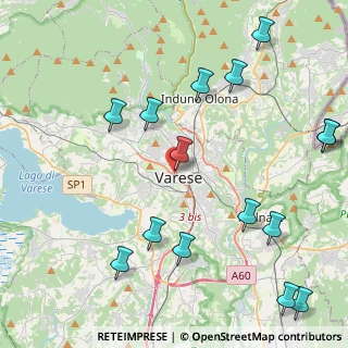 Mappa 21100 Varese VA, Italia (5.29667)