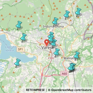 Mappa 21100 Varese VA, Italia (4.68571)