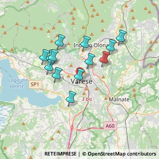 Mappa 21100 Varese VA, Italia (3.23077)