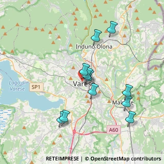 Mappa 21100 Varese VA, Italia (3.61727)