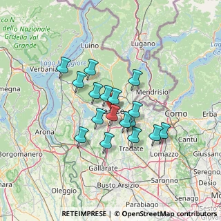 Mappa 21100 Varese VA, Italia (10.25647)