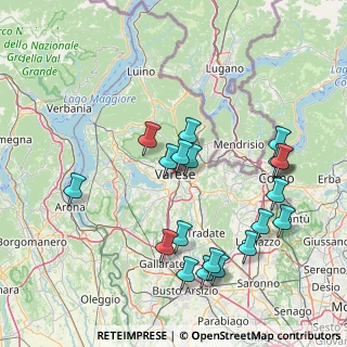 Mappa 21100 Varese VA, Italia (16.676)