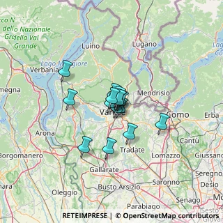 Mappa 21100 Varese VA, Italia (7.03733)