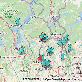 Mappa 21100 Varese VA, Italia (16.094)
