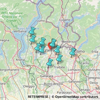 Mappa 21100 Varese VA, Italia (9.04273)