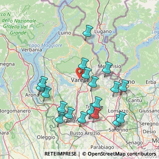 Mappa 21100 Varese VA, Italia (16.703)