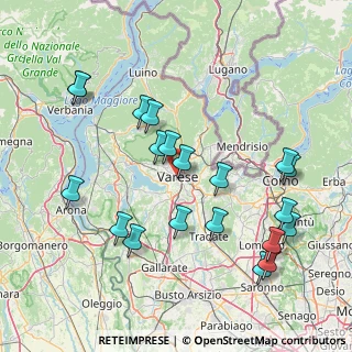Mappa 21100 Varese VA, Italia (16.9675)