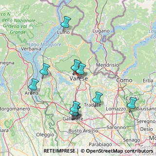 Mappa 21100 Varese VA, Italia (14.91167)