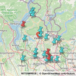 Mappa 21100 Varese VA, Italia (18.021)