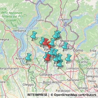 Mappa 21100 Varese VA, Italia (9.56235)