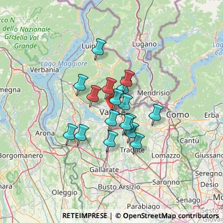 Mappa 21100 Varese VA, Italia (9.42765)