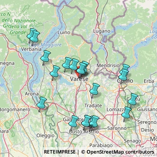 Mappa 21100 Varese VA, Italia (16.5465)