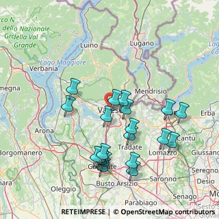 Mappa 21100 Varese VA, Italia (15.468)