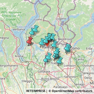 Mappa 21100 Varese VA, Italia (9.539)