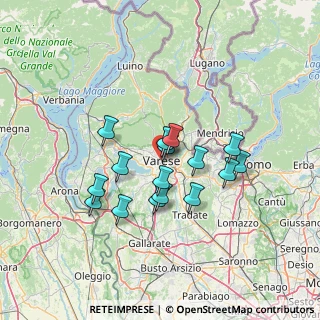 Mappa 21100 Varese VA, Italia (11.155)