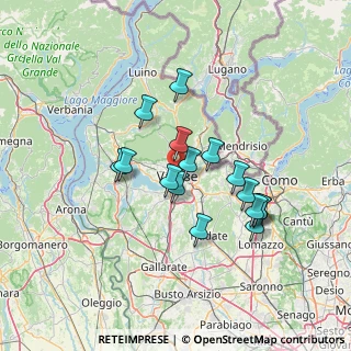Mappa 21100 Varese VA, Italia (11.53188)