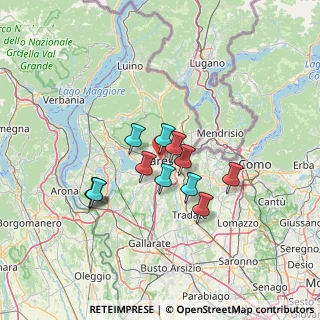Mappa 21100 Varese VA, Italia (10.5725)