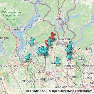 Mappa 21100 Varese VA, Italia (11.01429)